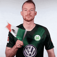 waving maximilian arnold GIF by VfL Wolfsburg