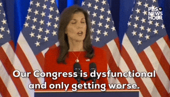 "Our Congress is dysfunctional..."