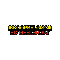 ikkoopbelgischbe art fashion design shopping Sticker
