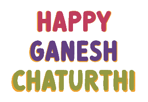 Jai Ganesh Mumbai Sticker by Sonamm