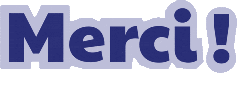 Gracias Merci Sticker by EDLL