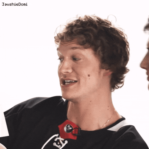 Hockey Kiss GIF
