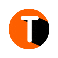 Orange Abc Sticker