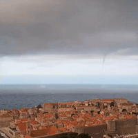 Double Waterspouts Appear on Croatian Coast