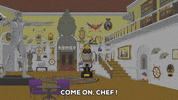 eric cartman chef GIF by South Park 
