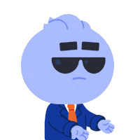 Look Disappoint Sticker by Kwantel