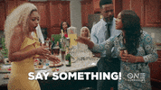 tvonetv fight girl bye shock GIF