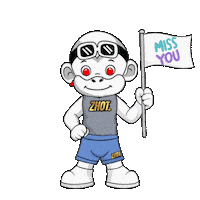 Happy Miss You Sticker by Zhot