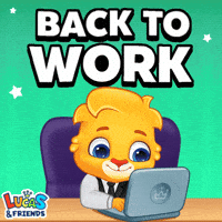 Working Late Monday Morning GIF by Lucas and Friends by RV AppStudios