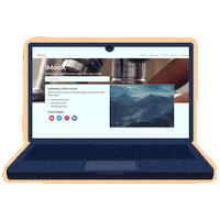 Computer Scrolling Sticker by iMooX.at