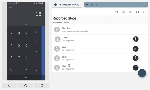 stoefln giphyupload test recorder android ui testing tool ui test recorder GIF