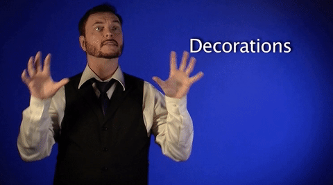 sign language decorations GIF by Sign with Robert