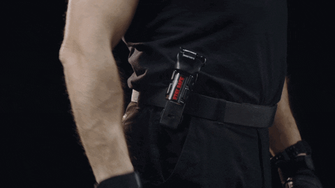 manuelspadaccinikma giphyupload selfdefense pepper spray holster GIF