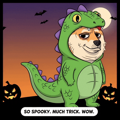 Trick Or Treat Wow GIF by Doge Pound