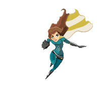 VirtualHeroes super hero virtual rescue Sticker