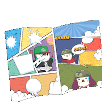 Comic Book Drawing Sticker by Pudgy Penguins