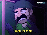 Scared Hold On GIF by Mashed