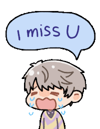 Miss You Xavier Sticker