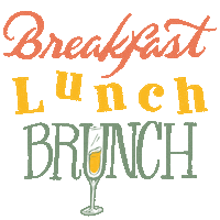 PoachedKitchen coffee good morning morning orange Sticker