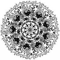 yomeryl hot summer trippy psychedelic GIF