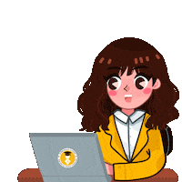 Girl Smile Sticker by Edcent id