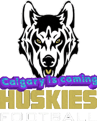 Calgary Is Coming Sticker by Edmonton Huskies