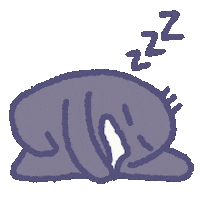 Sleep Lay Sticker
