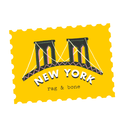 Ny Stamp Sticker by rag & bone