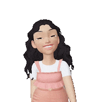 Cute Girl Sticker