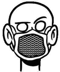 Mask Eyebrows Sticker