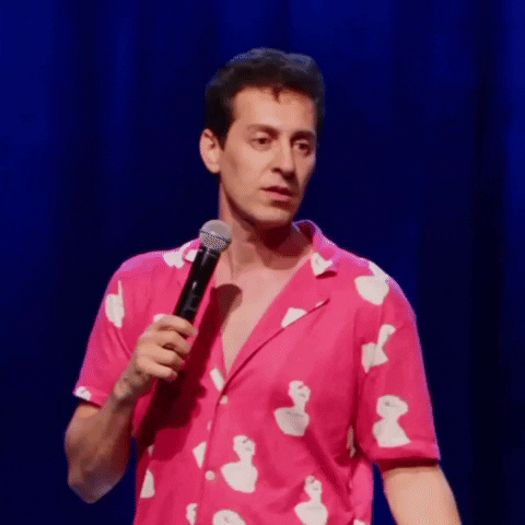Stand Up Comedy Crying GIF by Max Amini