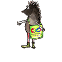 Hedgehog Autism Sticker