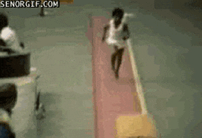 Gymnastics Fail GIF