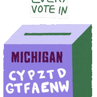 Right To Vote 2020 Election Sticker by Creative Courage