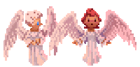 Good Omens Pixel Sticker