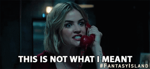 Angry Lucy Hale GIF by Fantasy Island Movie