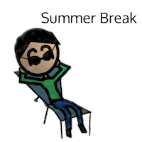 Relaxing Summer Time Sticker