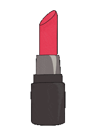 Createdbylaney girl power lipstick strong women red lipstick Sticker