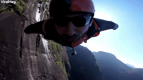 Wingsuit Flight With Treetop Waiting Time GIF by ViralHog