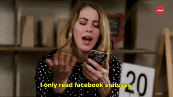 I Only Read Facebook Statuses