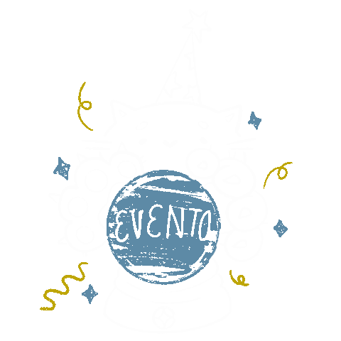 Cat Party Sticker by Café La Fauna