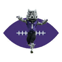 Tcu Football Mascot Sticker by TCU Alumni