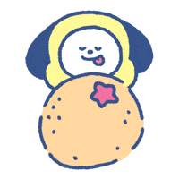 Orange Chimmy GIF by BT21