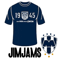 Rayados Monterrey Sticker by Jim Jams