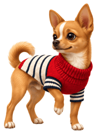 Little Dog Chihuahua Sticker by MISTER WOOF