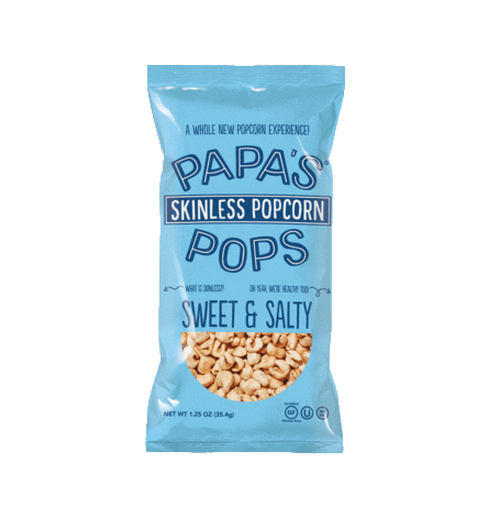 Snack Popcorn Sticker by Papa's Pops