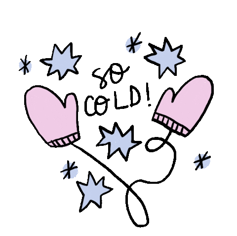 Mittens Froid Sticker