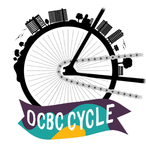 OCBC giphyupload bicycle cycle ocbc cycle Sticker