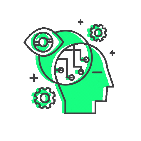 GreenParrot marketing ai digital computer Sticker