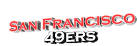 San Francisco 49Ers Football Sticker by GIPHY Text